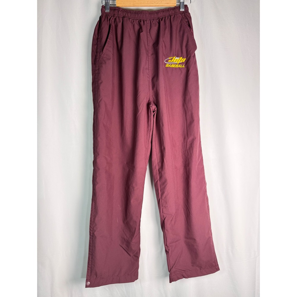 Holloway Baseball Warm Up‎ Pants Maroon Medium Athletic Zippered Bottoms
